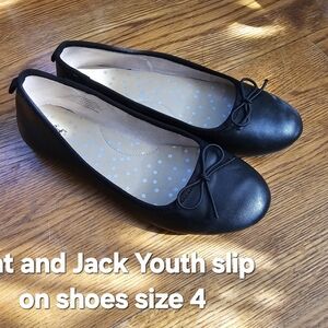 Cat & Jack Black Kids Slip-On Shoes